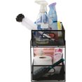 thumbnail image 2 of 2 Tier Metal Mesh Storage Baskets Organizer, Home, Office, Kitchen, Bathroom, Black, 2 of 7
