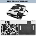thumbnail image 6 of Whosucclay Cow-Patterned Golf Cart Seat Blanket, 4 Convenient Pockets Folding Golf Cart Seat Covers for Club Car 2 Person EZGO Yamaha Carts Portable, 6 of 9