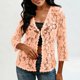 thumbnail image 1 of TaTaai Womens Lightweight Open Front Blouse Long Sleeve Loose Fit Summer Cardigan Mesh Cover Up Casual Beachwear Gift, 1 of 8