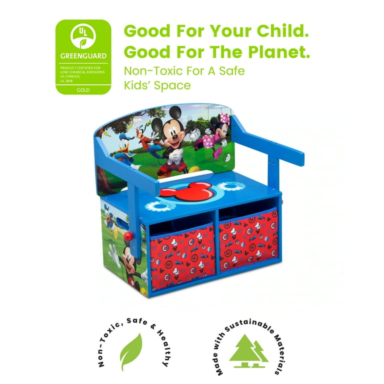 Disney Mickey Mouse 2-in-1 Activity Bench and Desk by Delta