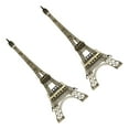 thumbnail image 3 of FRCOLOR 2Pcs Eiffel Tower Model Figurine Zinc Alloy for Office Ornament 11.8x3x3in, 3 of 8