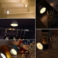 thumbnail image 5 of Luz nocturna con sensor de movimiento [funciona con pilas] con base giratoria adecuada para baño, pasillo., 5 of 5