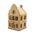 thumbnail image 3 of Diorama Scene House Model 3D Assembly Kit Wood Material Perfect for Miniature Railway Landscapes, 3 of 9