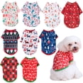 thumbnail image 3 of Pet Cat Puppy Christmas Vest T-Shirt Coat Dog Clothes Apparel Thin Shirt Costume, 3 of 14