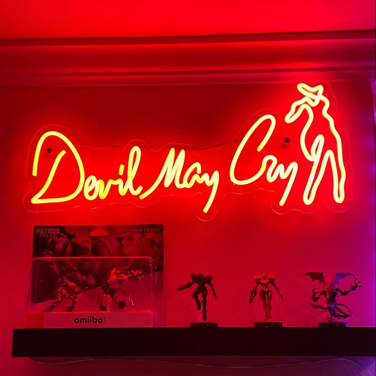 Devil May Cry LED Neon Sign,DMC Sign,Video Game Neon Sign 24 x