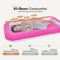 thumbnail image 2 of Honeydrill Kids Travel Air Mattress Inflatable Air Bed with Raised Sides, Pink, 2 of 7