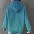 thumbnail image 4 of Jsaierl Women's Hoodies Oversized Gradient Print Hoodies Sweatshirts Holiday Pullover Workout Long Sleeve Top Hoodie, 4 of 6