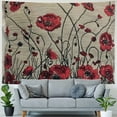 thumbnail image 4 of Orinice Flowers Tapestry Wall Hanging Unique Style Graphic Tapestries Home Wall Decor Art for Living Room Bedroom Dorm Farmhouse Apartment Decoration 50x40inch, 4 of 6