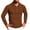 Coffee, variant on JURANMO Men's Long Sleeve Knit Polo Shirts Solid Color Slim Fit Stretch Sweaters Ribbed Knitted Fall Winter Bottom Business Pullover Tops Deals of the Day Yellow L