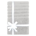 thumbnail image 2 of American Soft Linen Luxury 35x70 Jumbo Large Bath Towel, 100% Cotton Turkish Bath Towel Sheet, Silver Gray, 2 of 9