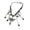 Blue, variant on Eye Wing Fringe Necklace Delicate Alloy Clavicle Chain Adjustable Length Neckchain Lightweight Elegant Jewelry For Women