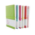 thumbnail image 4 of EeaseCA PU Leather Notebook with Colored Pages Notepad with Colored Paper Medium Size (Green), 4 of 6