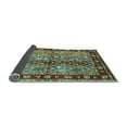 thumbnail image 2 of Ahgly Company Indoor Square Abstract Light Blue Contemporary Area Rugs, 8' Square, 2 of 4