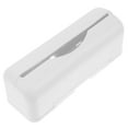 thumbnail image 6 of HOOWIFFY Kitchen Waste Bag Holder White Wall Mounted Trash Bag Storage Dispenser Box, 6 of 8