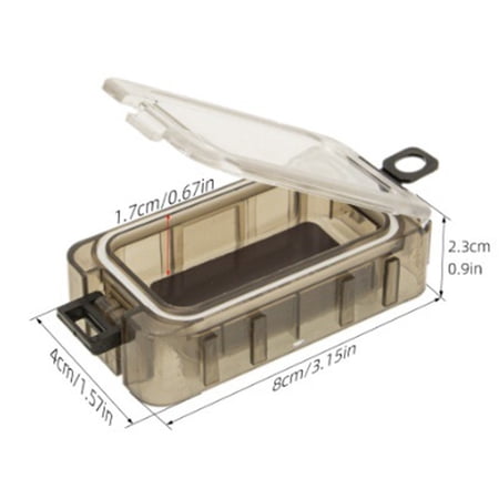 Beisidaer 6Pcs Small Tackle Box Tackle Organizer Tray With Magnet Fishing Combination Box