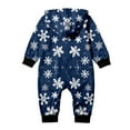thumbnail image 5 of CONZONE Christmas Matching Family Pajamas Sets Xmas Snowflake Graphic Romper Jumpsuit Pj Set for Family Soft Warm Holiday Party Homewear Loungewear Sets for Men Women And Kids, 5 of 6