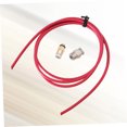 thumbnail image 3 of CRAFTHROU Pneumatic Straight Connector PTFE Tube Red Metal 1 Set, 3 of 8