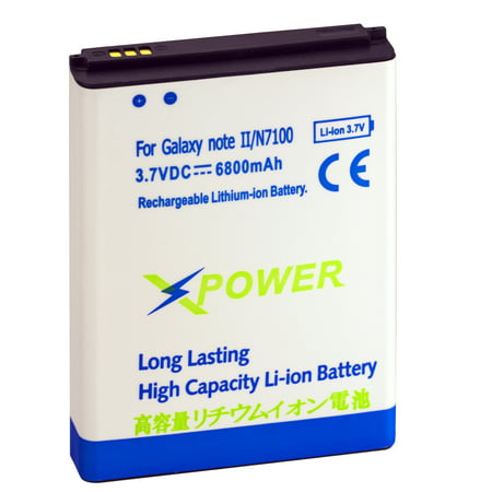 X-Power 6800mAh Extended Battery with White Door for Samsung Galaxy Note