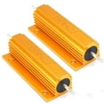 thumbnail image 4 of Quick 4 Ohm 4 100W Watt Aluminum Housed Metal Case Wirewound Resistors 2/4Pcs, 4 of 11