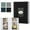 Black, variant on RuiJiao 6-Inch 200 Capacity Photo Album with Linen Cover and Memo Space, Acid-Free PVC-Free Transparent Sleeves, Eco-Friendly DIY Customizable Scrapbook