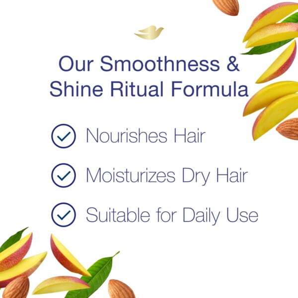 Dove nourishing Secrets Smoothness & Shine Ritual Moisturizing Daily Conditioner with Almond, 12 fl oz