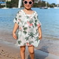 thumbnail image 5 of BULLPIANO Girls Swimsuit Cover Up Dress Short Batwing Sleeves Summer Beach Mesh Swim Cover Up Size 4-7 Years, 5 of 9