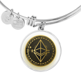 thumbnail image 1 of Bracelet en or Ethereum en Acier Inoxydable Ou en or 18k, 1 of 7
