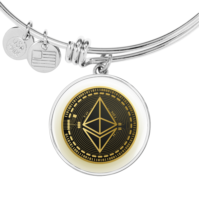 Bracelet en or Ethereum en Acier Inoxydable Ou en or 18k
