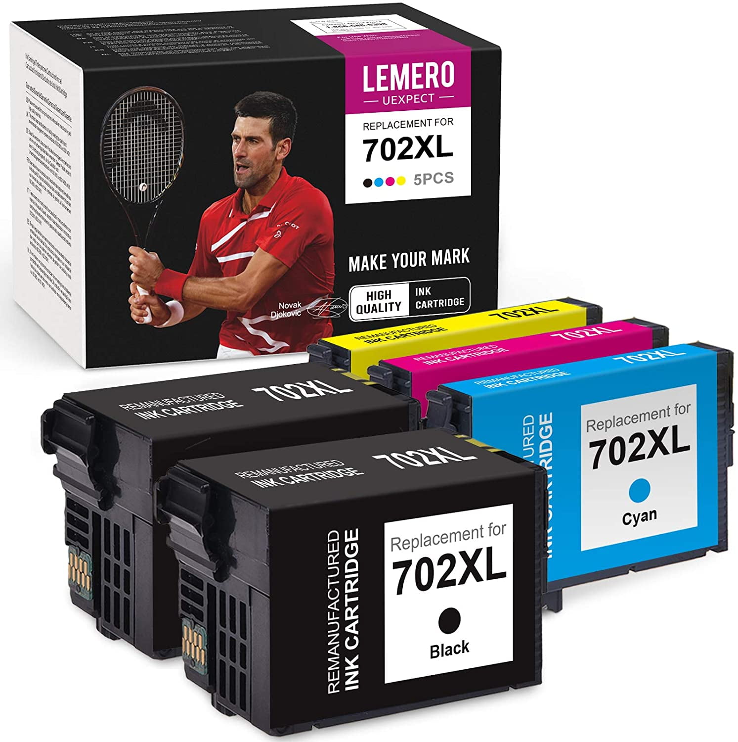 Remanufactured Epson 702 XL 702XL 