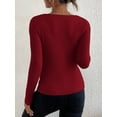 thumbnail image 3 of Sueter De Mujer Moda Canale Sweater Diseño A Relieve Abrigo LOLE  Sueter, 3 of 4
