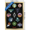 thumbnail image 3 of WNBA League - Logos 25 Wall Poster, 14.725" x 22.375" Framed, 3 of 5