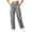 Gray, variant on Womens Cargo Parachute Pants Elastic Drawstring Wide Leg Trousers Casual Dance Hip Hop Pants with Multi Pockets