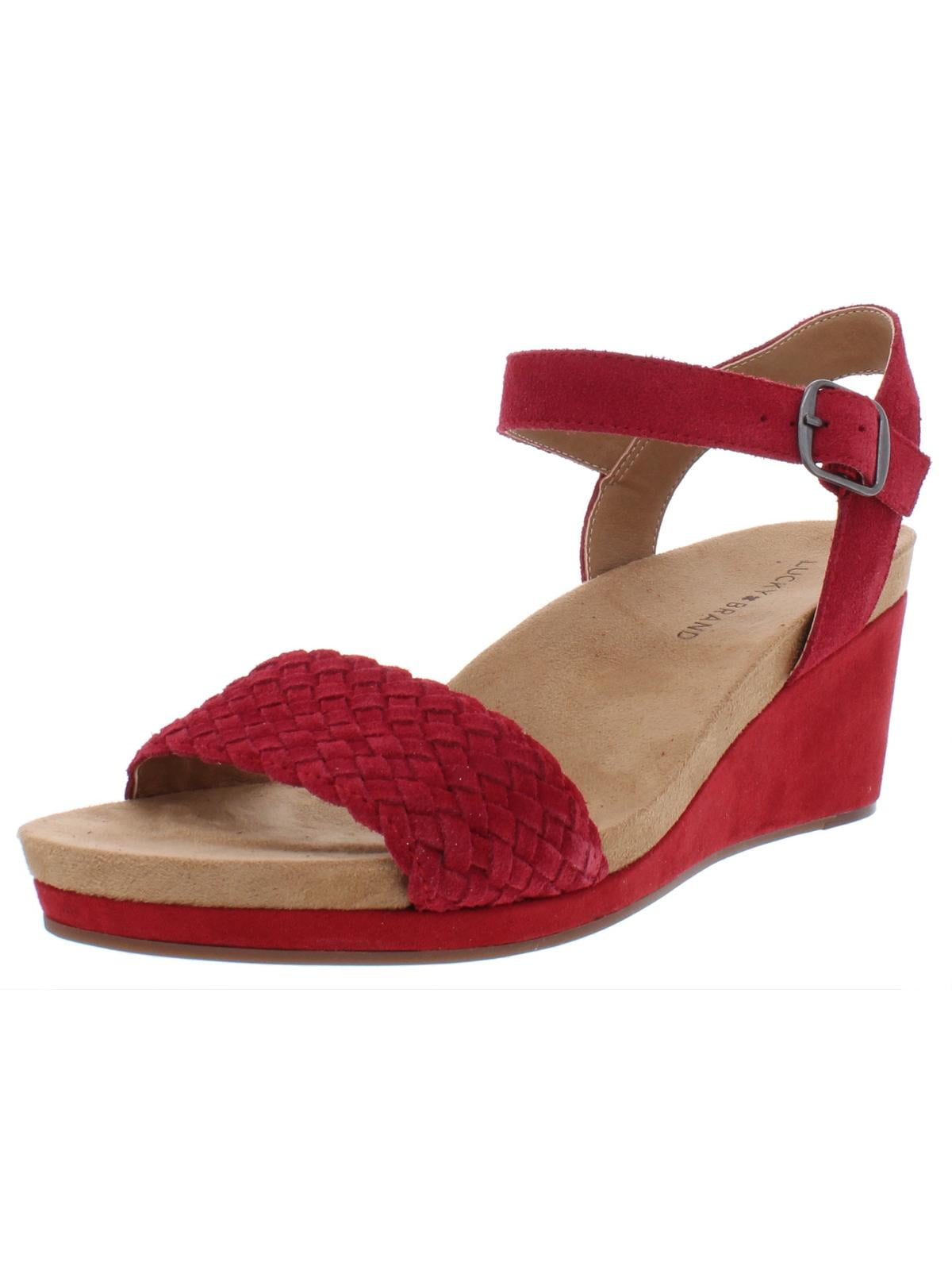 Womens Sandals Lucky Brand Red Sandals Platform Sandals Lucky