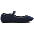 thumbnail image 5 of Ollio Women's Shoes Faux Suede Casual Mary Jane Light Ballet Flats F56SU, 5 of 6