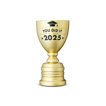 Graduation Gold You Did It Trophy, 3.5 in x 7 in, by Way To Celebrate