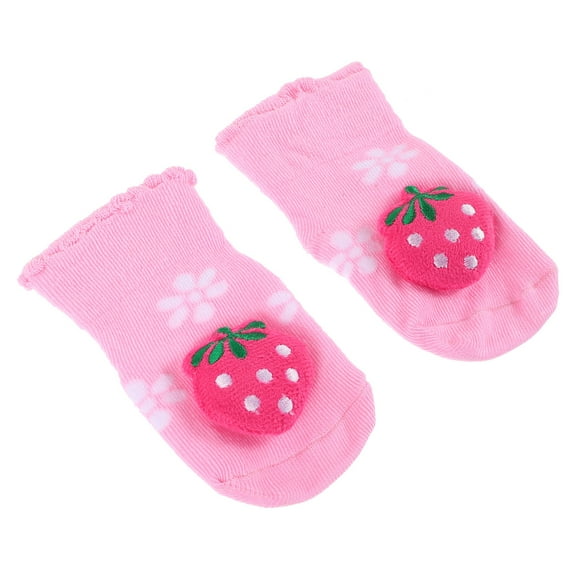 HINTRMENT Infant Grip Socks 1 Pair with Environmental Silicone for Smooth Floors Multi