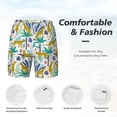 thumbnail image 5 of Lsque Mens Swim Trunks Summer Leopard Pattern - Bathing Suit Compression Liner - Beach Swim Shorts Swimwear - (S-3XL) - Stretch Quick Dry -Large, 5 of 9