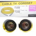 thumbnail image 2 of Hubbell Wiring Device-Kellems Coaxial Cable,RG-59/U,22 AWG,Yellow TV99, 2 of 2