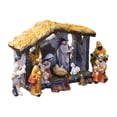 thumbnail image 4 of Toystoory Conjunto de Belén de Navidad de tallado fino de resina, conjunto de Belén de pesebre de Navidad sólido y duradero Artesanía, 4 of 6