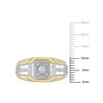thumbnail image 2 of Everly Men's Diamond Sterling Silver Wedding Ring, 2 of 7