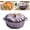 Purple, variant on 6.3/7.87/9.84in KANOHENO Pumpkin Dutch Oven Pot with Lid,Pumpkin Cocotte Cast Iron Dutch Oven,Stew Soup Pot,Serves 3-5,For Fall Thanksgiving Decor,Halloween Decor