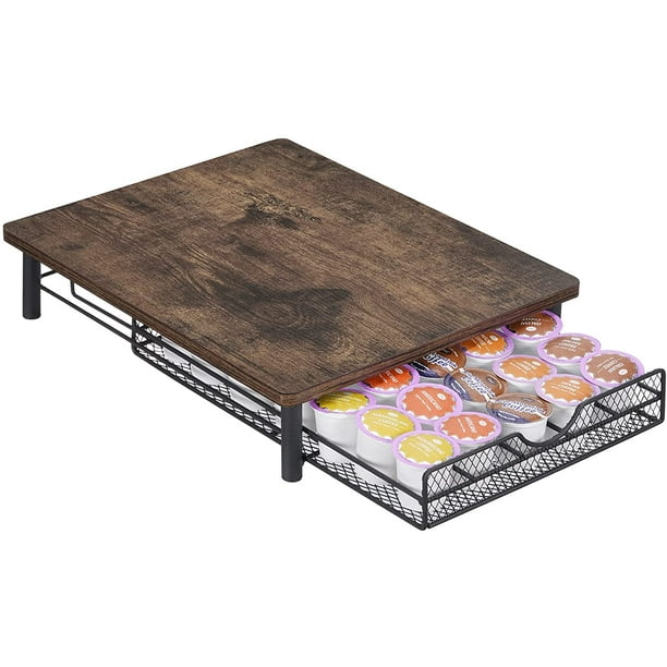 Coffee Pod Drawer Holder with 35 Capacity Capsule Pods, Coffee Pot