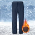 thumbnail image 2 of WRKEKC Kids Sweatpants Unisex 3-15 Years Solid Color Windproof Fleece Lined Insulated Ski Pants Outdoor Winter Wear Warm Comfortable Fit Daily Outdoor Activity, 2 of 5