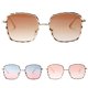 thumbnail image 4 of gafas de sol cuadradas de la playa del marco ondulado de la manera Azul rosado Sunnimix Gafas de sol, 4 of 7