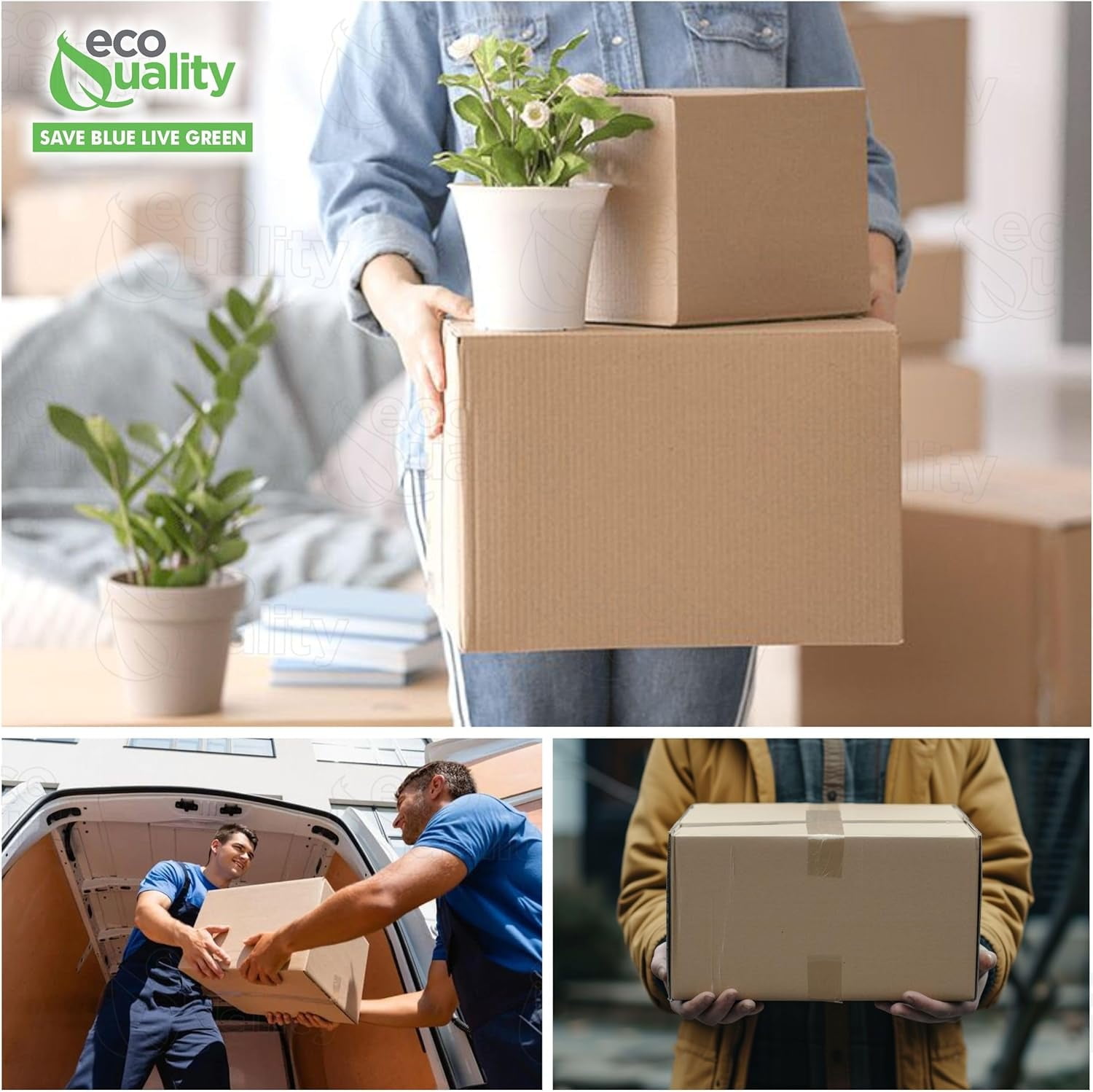 14x14x14 Medium Moving & Shipping Boxes, Extra Strength, Heavy-Duty Corrugated Cardboard Boxes for Packing, Storage, Shipping (5)