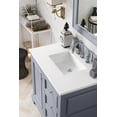 thumbnail image 6 of James Martin Vanities 36" Single Vanity, Silver Gray w/ 3 CM White Zeus Quartz Top, 6 of 7