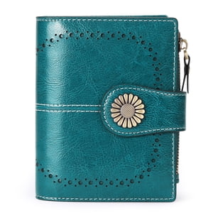 Sendefn Small Genuine Leather Bifold Wallet, RFID Blocking