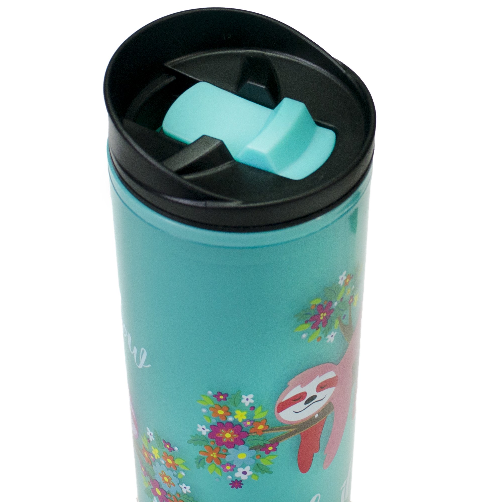 Mainstays 18 Oz Take It Slow Sloth Coffee Travel Mug Walmart Com Walmart Com