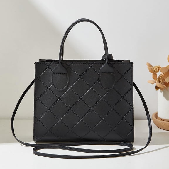 HOZVOMI Stylish Diamond-Quilted Crossbody Bag for All Occasions