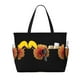 thumbnail image 1 of Fotbe Orange Dalia Bolsa de Viaje para Playa - Resistente al Agua, Bolsa Tote de Gran Capacidad y Ligera con 7 Bolsillos para Mujeres y Hombres, 1 of 7